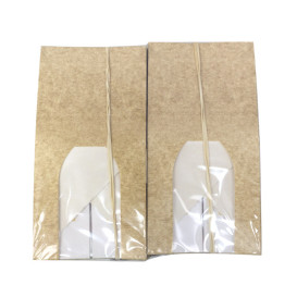 Lebensmittel-Eimer aus Kraftkarton PackiPack Vision Kraft 11x11x11cm (50 Stück)