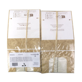 Lebensmittel-Eimer aus Kraftkarton PackiPack Vision Kraft 11x11x11cm (50 Stück)