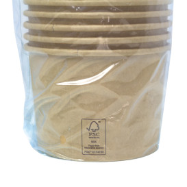 Dessertbecher aus Kraft-Kraftkarton 250ml Ø9,0cm (500 Stück)