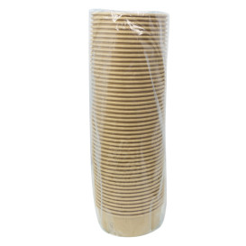 Salatschüssel aus Kraft-Kraftkarton 600ml Ø15,0cm (300 Stück)