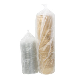 Suppenbecher Kraft-Kraft mit PET-Deckel 750ml Ø15cm (250 Stück)