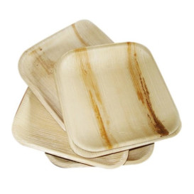 Palmblatt Teller Quadratisch 18x18cm (25 Stück)
