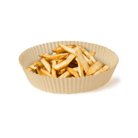 Kraftpapier für Heißluftfritteusen 40g Ø16x4cm (1.000 Stück) 