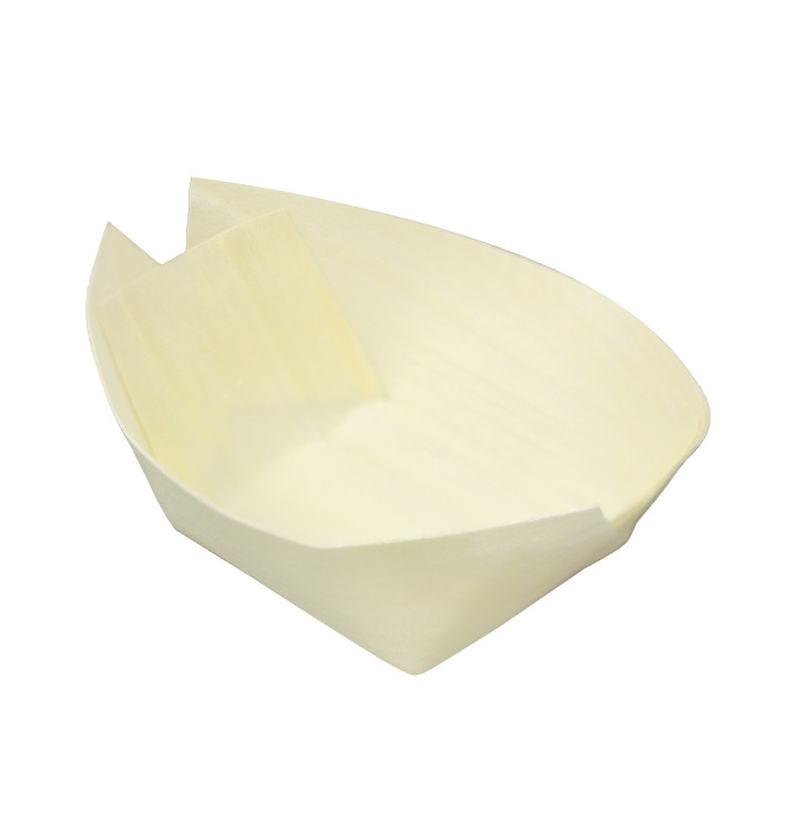 Fingerfood-Schalen aus Holz 6x5cm (50 Stück)