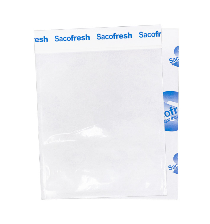Beutel aus PE-Paper mit Haftklebeverschluss Sacofresh Blau 30x20cm (100 Stück) Beutel aus PE-Paper mit Haftklebeverschluss Sacofresh Blau 30x20cm (100 Stück)