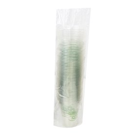 Bio-Becher aus PLA Transparent 250ml Ø7,3cm (500 Stück)