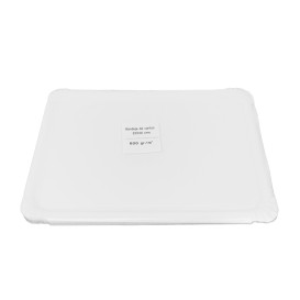 Pappschale rechteckig weiß 25x34cm (50 Stück)