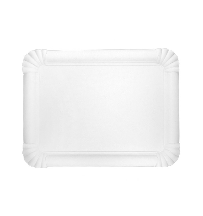 Pappschale rechteckig weiß 18x24cm (50 Stück) Pappschale rechteckig weiß 18x24cm (50 Stück)