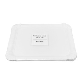 Pappschale rechteckig weiß 18x24cm (600 Stück)