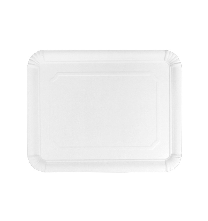 Pappschale rechteckig weiß 22x28cm (50 Stück) Pappschale rechteckig weiß 22x28cm (50 Stück)