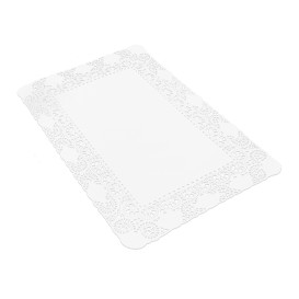 Spitzenpapier weiß "Litos" 14x24cm (250 Stück)