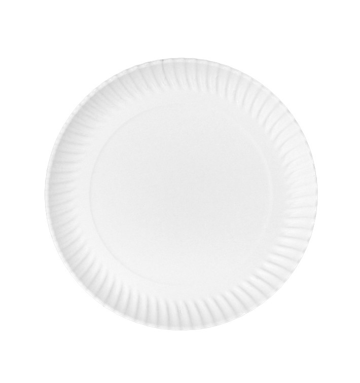 Pappteller Rund weiß Ø27cm 550g/m² (50 Stück) Pappteller Rund weiß Ø27cm 550g/m² (50 Stück)
