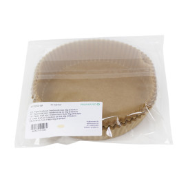 Kraftpapier für Heißluftfritteusen 40g Ø16x4cm (500 Stück) 