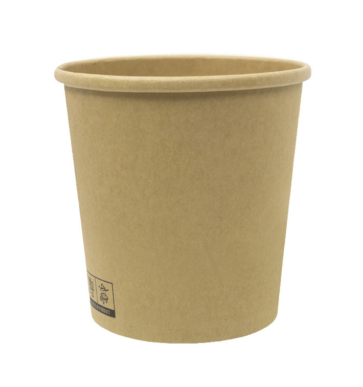 Kraft-Kraft Pappbecher 450ml Ø9,5cm (400 Stück) Kraft-Kraft Pappbecher 450ml Ø9,5cm (400 Stück)