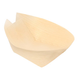 Schiffchen aus Kiefernholz 6x5cm (50 Stück)
