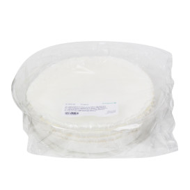 Kraftpapier für Heißluftfritteusen Weiß 90g Ø22x4cm (500 Stück) 