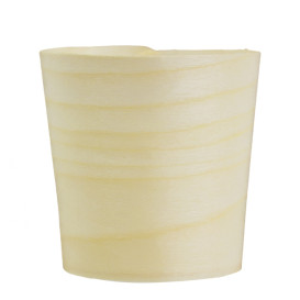 Dessertbecher aus Holz 0,5oz/14ml 4,4x4,5cm (100 Stück)