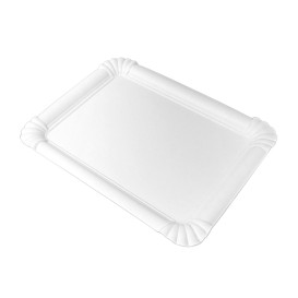 Pappschale rechteckig weiß 18x24cm (600 Stück)