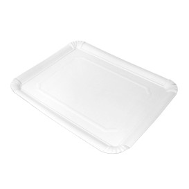 Pappschale rechteckig weiß 22x28cm (50 Stück)