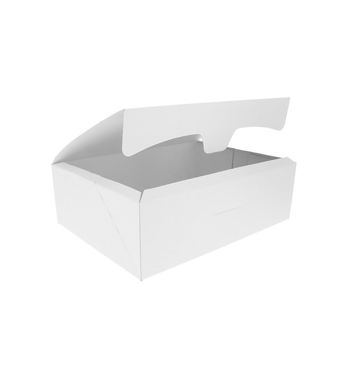 Gebäck Box weiß18,2x13,6x5,2cm 500g (250 Stück) Gebäck Box weiß18,2x13,6x5,2cm 500g (250 Stück)
