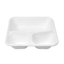 Pappbehälter Siegelfähing Kraft 550ml 192x137x27mm (585 Stück)