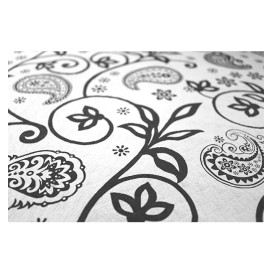 Papiertischdecke Rolle "Kaschmir" Weiss 1,2x100m 37g (1 Stück)