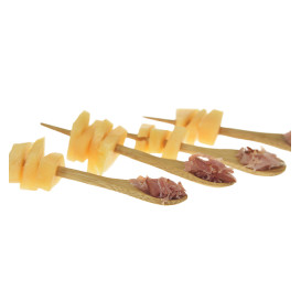 Kleiner Bambuslöffel 12cm in einer Schachtel (288 Stück)