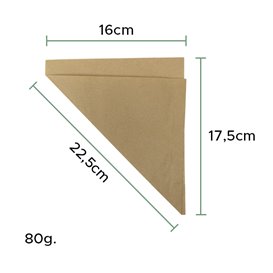 Spitztüten Pergament Fettabweisend Kraft 19,5cm 50gr (100 Stück)