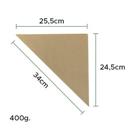 Spitztüten Pergament Fettabweisend Kraft 34cm 400gr (100 Stück)