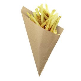 Spitztüten Pergament Fettabweisend Kraft 19,5cm 50gr (100 Stück)