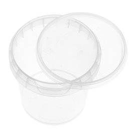 Verpackungsbecher aus Plastik mit Deckel 155ml Ø6,9 (960 Stück)