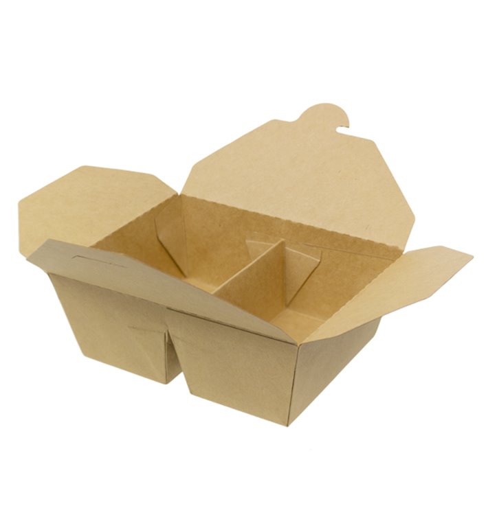 SnackBox Amerikanische Kraft-Kraft 2F 17x13,5x6,5cm 1.000ml (200 Stück) SnackBox Amerikanische Kraft-Kraft 2F 17x13,5x6,5cm 1.000ml (200 Stück)