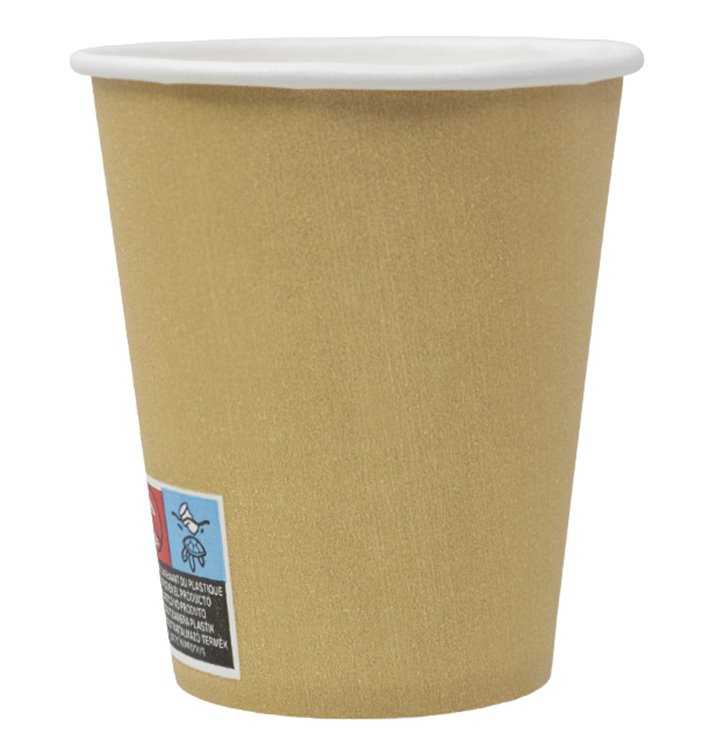 Kartonbecher 9 Oz/280ml Kraft-Kraft Ø8,1cm (50 Stück) Kartonbecher 9 Oz/280ml Kraft-Kraft Ø8,1cm (50 Stück)