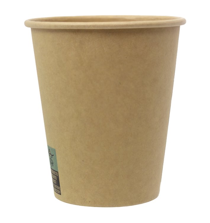 Kartonbecher 9 Oz/280ml Kraft-Kraft Ø8,1cm (1.000 Stück) Kartonbecher 9 Oz/280ml Kraft-Kraft Ø8,1cm (1.000 Stück)