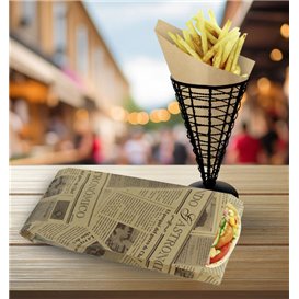 Papierbeutel für Baguette Kraft Times 12+2x26cm (2.000 Stück)