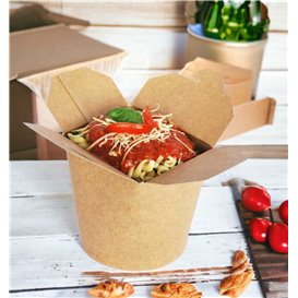 Döner Box aus Papier Kraft 450ml (25 Stück)