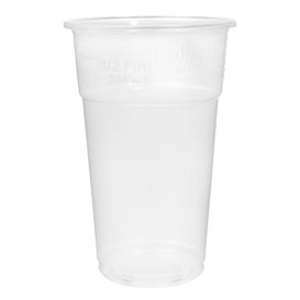 Plastikbecher Transparent PP 375ml Ø8,0cm (74 Stück)