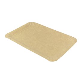 Pappschale rechteckig Kraft 14x21 cm (2000 Stück)