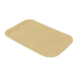 Pappschale rechteckig Kraft 12x19 cm (100 Stück)