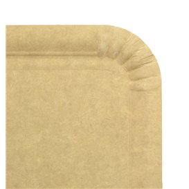 Pappschale rechteckig Kraft 12x19 cm (1.300 Stück)