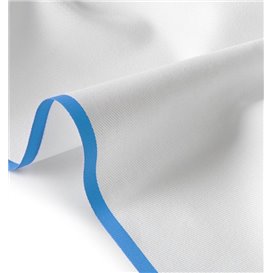 Weisses Küchenhandtuch mit Blauem Rand 40x64 cm P64cm (10 Stück)
