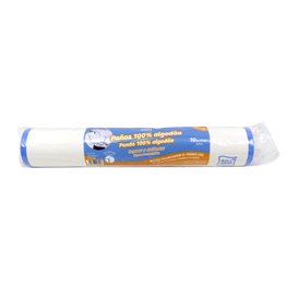 Weisses Küchenhandtuch mit Blauem Rand 40x64 cm P64cm (10 Stück)