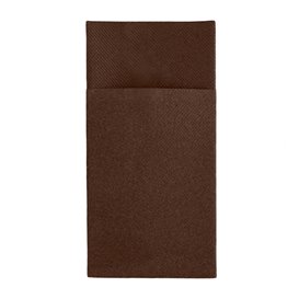 Bestecktaschen Airlaid Braun 40x40cm (480 Stück)