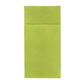 Bestecktaschen Airlaid Pistaziengrün 40x40cm (30 Stück)