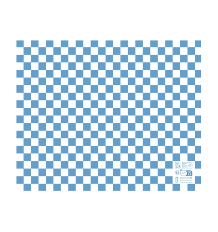 Fettdichtes Einwickelpapier “Vichy” Blau 20x24,5cm (1.000 Stück) Fettdichtes Einwickelpapier “Vichy” Blau 20x24,5cm (1.000 Stück)