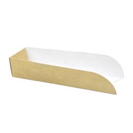 Hot-Dog Schachtel Kraft 17x5x3,5cm (100 Stück)
