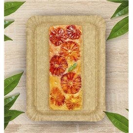 Pappschale Kraft "Flower" 18x24cm 345g/m² (600 Stück)