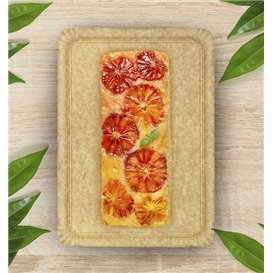 Pappschale Kraft "Flower" 25x34cm 390g/m² (350 Stück)