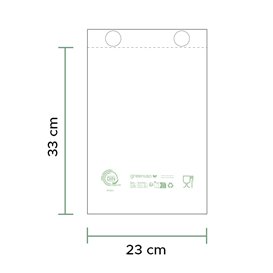 Flachbeutel Markt Block Home Compost “Classic” 23x33cm 12µm (3.000 Stück)