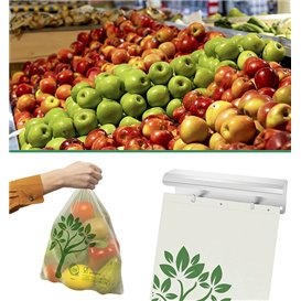Flachbeutel Markt Block Home Compost “Be Eco!” 23x33cm 12µm (3.000 Stück)
